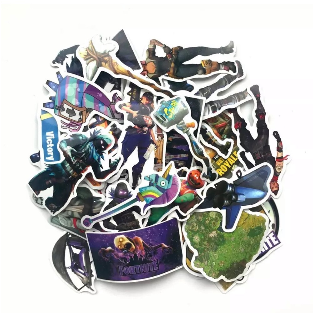 Fortnite Battle Royal Birthday Stickers Gift 40PC - Picture 3 of 7